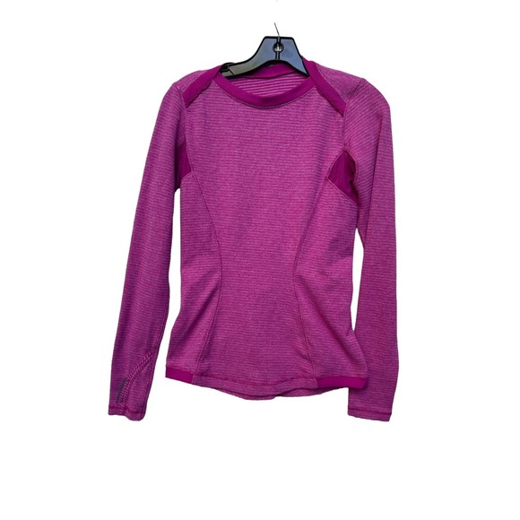 lululemon athletica Tops - Lululemon Base Runner Long Sleeve in Raspberry size 2